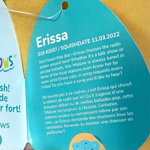 Squishmallows 16” Erissa Poptart - Picture 4 of 4